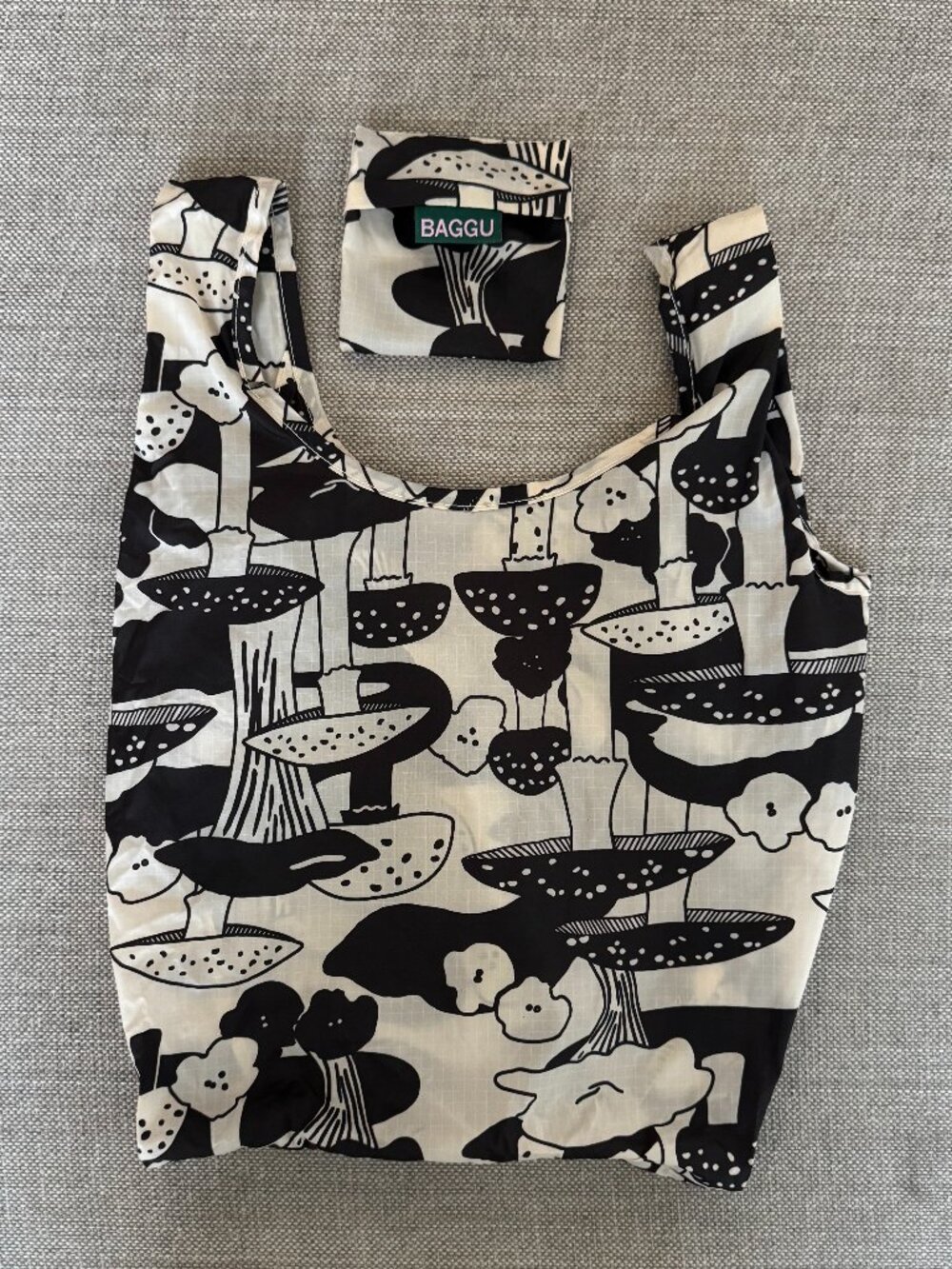 Baby Baggu Mushroom Print